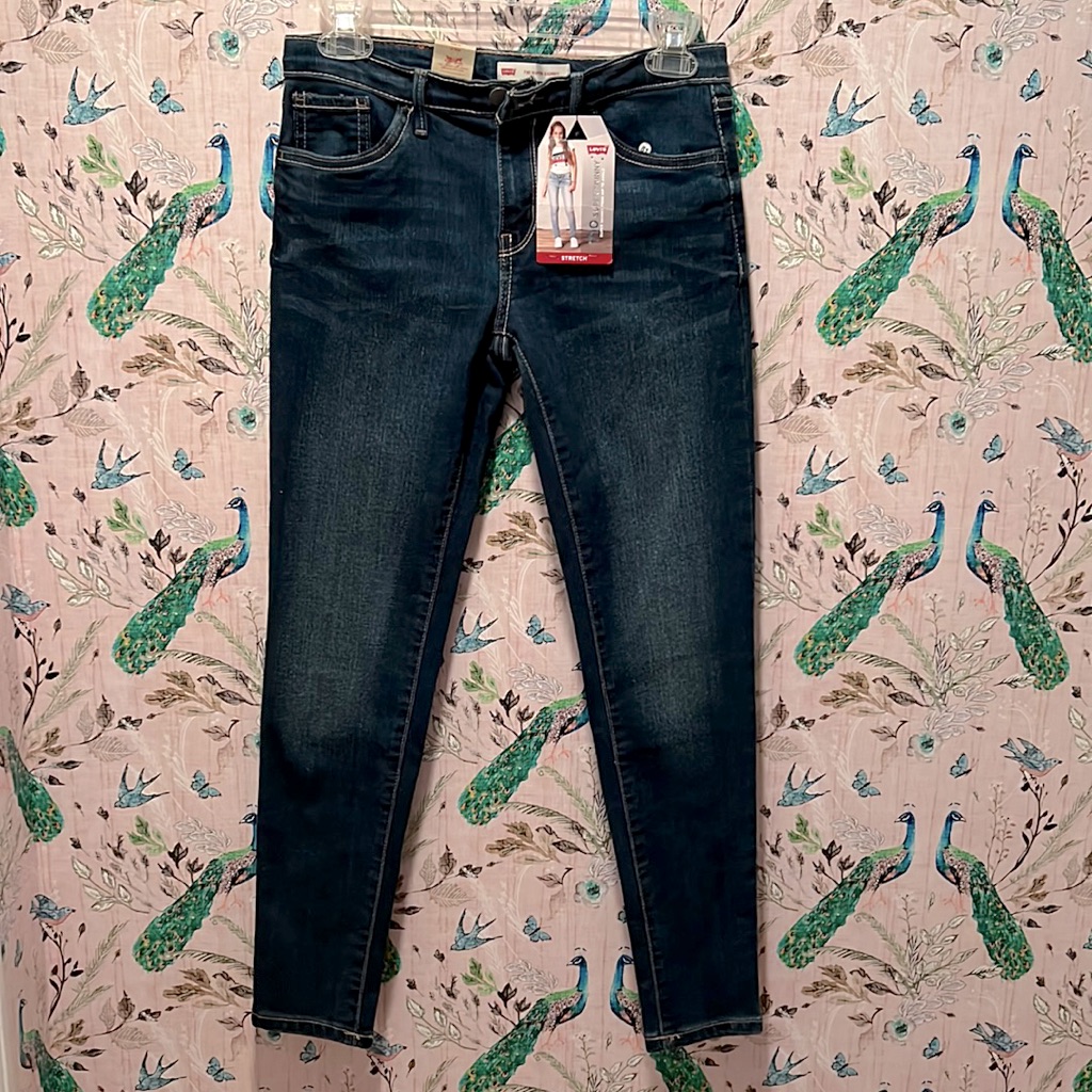Girls Brand New Levi&acirc;s Jeans  710 Super Skinny Size 14 Regular